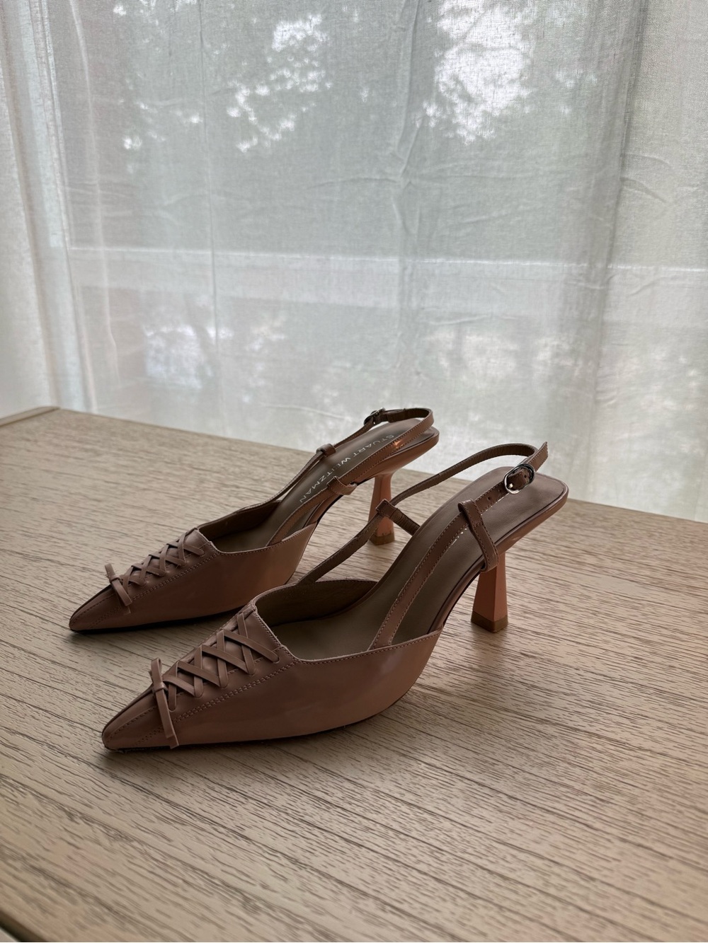 Stuart weitzman CORSET SLINGBACK PUMP 75 size 8